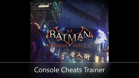 batman - arkham knight trainer|Arkham Knight Console Cheats Trainer .